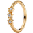 Pandora Celestial Stars Ring - Gold/Transparent