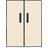 vidaXL Cabinet Creamy White Skostativ 60x90cm