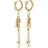 Pilgrim Niya Freshwater Earrings - Gold/Pearls