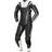 iXS Sport LD RS-1000 Leather Suit - Black/White/Silver Woman