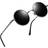 Joopin Retro Hippie Steampunk Sunglasses Polarized Grey/Black