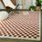 Hykkon Noor Burnt Orange/Cream Red, White