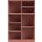 Montana Furniture RIPPLE III Rhubarb Vitrineskab 69.6x108cm