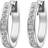 Jette Endless Creolen - Silver/Transparent