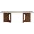Audo Copenhagen Androgyne Walnut/Sand Soffbord 45x120cm