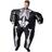 tectake Inflatable Skeleton Costume Black/White