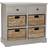 Safavieh Herman Vintage Grey Chest of Drawer 75.9x70.1cm