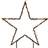 Luca Garden Stake Black Advent Star ∅ 60cm
