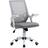 Vinsetto Ergonomic Grey Office Chair 104cm