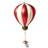 Speedtsberg l Balloon with Angel Red/White Julgranspynt 8cm