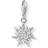 Thomas Sabo Sun Charm Pendant - Silver/Transparent