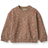 Wheat Kid's Lia Sweatshirts - Cocoa Brown Meadow