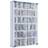 VCM CD DVD Stand White Hyllsystem 60x92cm