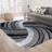 Serdim Rugs California Swirl Shaggy Grey
