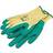 Draper Heavy Duty Latex Coated Work Gloves Green