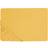 Beliani Fitted JANBU Cotton 200 x 200 cm Mustard Bed Sheet Yellow (200x200cm)