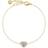 Edblad Bel Bracelet - Gold/Transparent