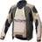 Alpinestars Halo Drystar Motorcycle Jacket - Dark Khaki/Sand/Yellow Fluo