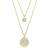 Swarovski Halsband Meteora Guld