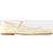 Aeyde Uma Leather Ballerina Flats - Nude