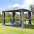 Toolport Hardtop Paviljong 3 x 3.65 m Grey