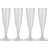 130 Ml Set Med 4 St Champagneglas 6st