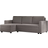 Time4Sleep Cagliari Linear Grey Sofa 225cm 3 Seater