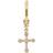 Dolce & Gabbana Single Cross Earring - Gold/Transparent