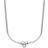 Pandora Moments Heart Clasp Snake Chain Necklace - Silver