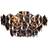 By Rydéns Monarque Chrome Black Takplafond 51cm