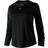 NIKE Women's Dri-FIT One Long-Sleeve Top - Black/White