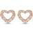 Christ Stud Earrings - Rose Gold/Transparent