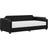 vidaXL Daybed Black Sofa 223cm 3 personers