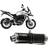 Mivv Auspuff storm by mivv schwarz oval stahl benelli trk 251 2019 > 2023 Schwarz