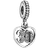 Pandora 30th Celebration Dangle Charm - Silver/Transparent