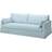IKEA Hyltarp Kilanda Pale Blue Soffa 232cm 3-sits