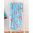 Catherine Lansfield Summer Bath Towel Blue, Multicolour