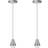 Borough Wharf Luyster Satin Nickel Pendant Lamp ∅ 10cm