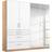Rauch Harburg Alpine White/Brown Garderobeskab 181x197cm