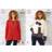 King Cole 5895 Chunky Pattern Ladies Sweater & Scarf