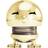 Hoptimist Bimble S Figure Gold 4.5 x 5.8 x 6.5 cm Figurine