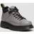 Dr. Martens Woodard Leather Lace-Up Ankle Boots - Nickel Grey/Black