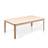 Skovby SM205 White Oiled Oak Sofabord 135x77cm