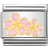 Nomination Composable Classic Link Peach Flower - Silver/Gold/Pink