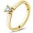 Georg Jensen Magic 18ct Yellow Gold Diamond Solitaire Ring