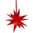 Star Trading December Red Julestjerne 45cm