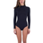 Hurley Women's OAO Solid Back Zip Surfsuit - Black