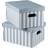 Compactor RAN11111 Blue/White Opbevaringsboks
