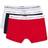 Tommy Hilfiger Logo Waistband Trunks 3-pack - Navy Blue/White/Red