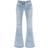 Palm Angels Low Rise Bootcut Jeans - Light Blue/Brown